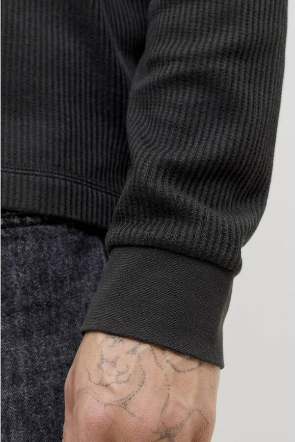 JACK & JONES ORIGINALS regular fit longsleeve zwart - Foto 3