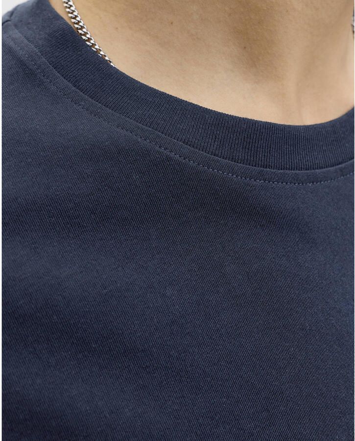 JACK & JONES ORIGINALS regular fit T-shirt met print donkerblauw - Foto 2