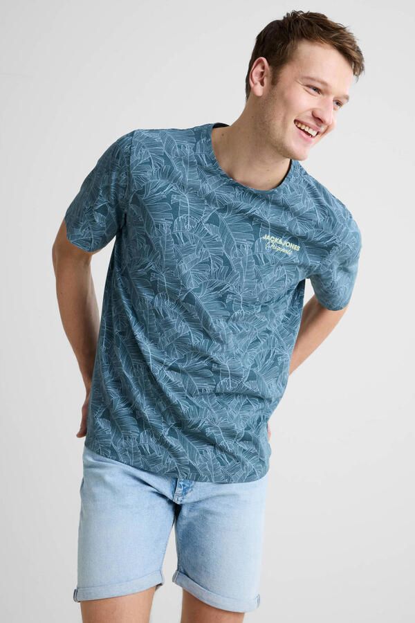 JACK & JONES ORIGINALS T-shirt JORFRIDAY met all over print - Foto 5