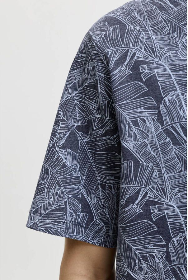 JACK & JONES ORIGINALS regular T-shirt donkerblauw - Foto 3