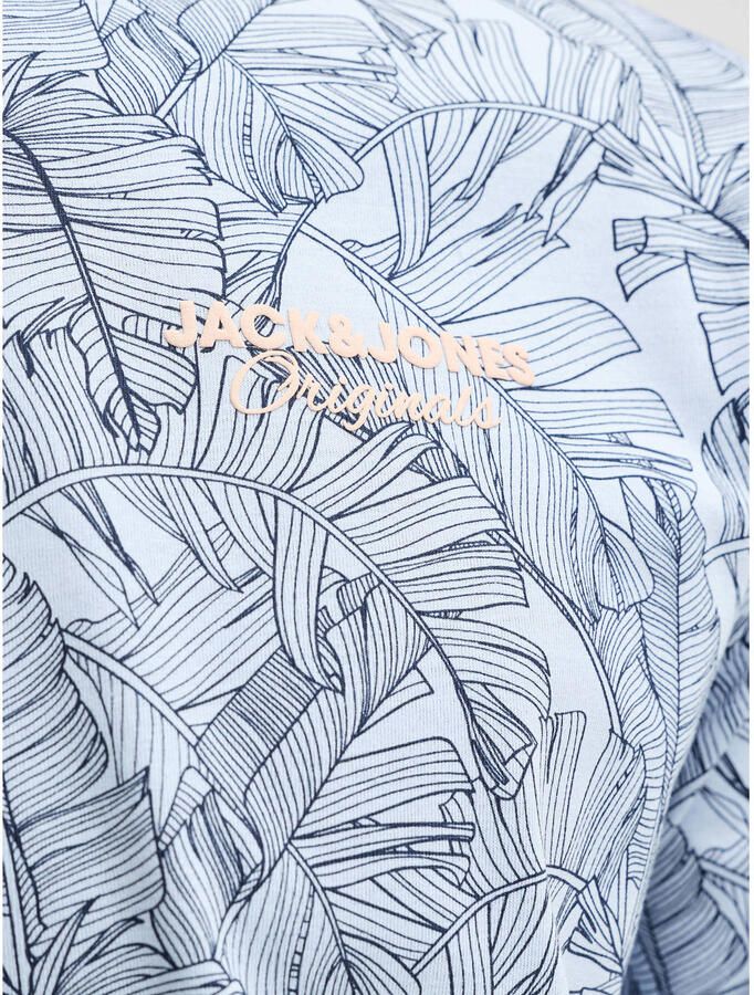JACK & JONES ORIGINALS regular T-shirt lichtblauw - Foto 2