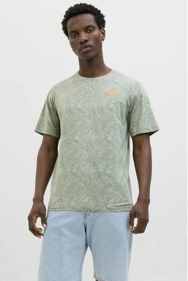 JACK & JONES ORIGINALS regular T-shirt lichtgroen