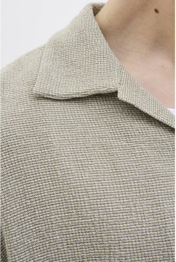 JACK & JONES ORIGINALS relaxed overhemd JORCOBA grijsgroen - Foto 2