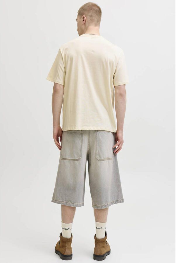 JACK & JONES ORIGINALS relaxed T-shirt beige - Foto 3
