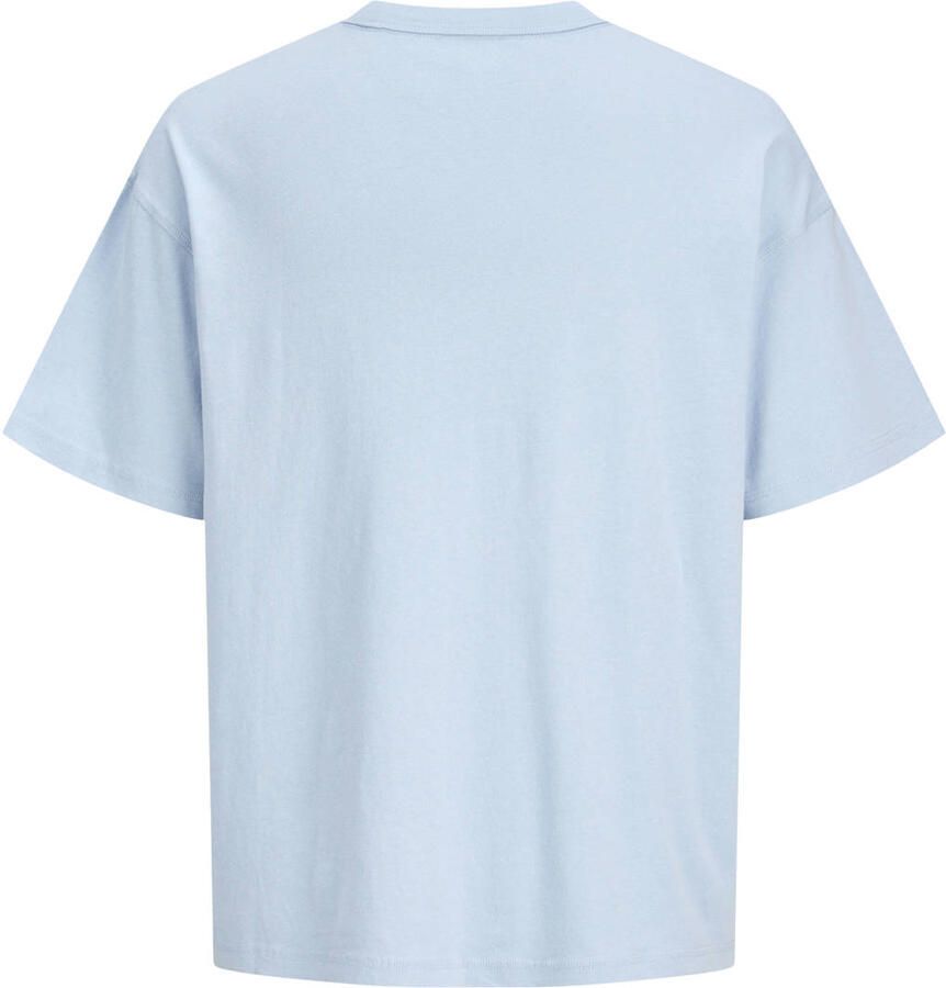 JACK & JONES ORIGINALS relaxed T-shirt lichtblauw - Foto 2