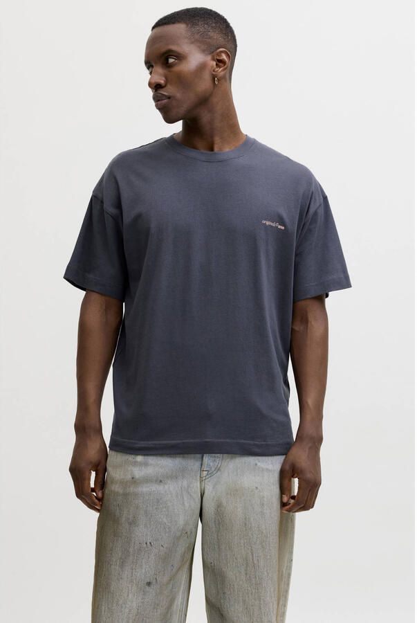 JACK & JONES ORIGINALS relaxed T-shirt met backprint multi (set van 3) - Foto 2
