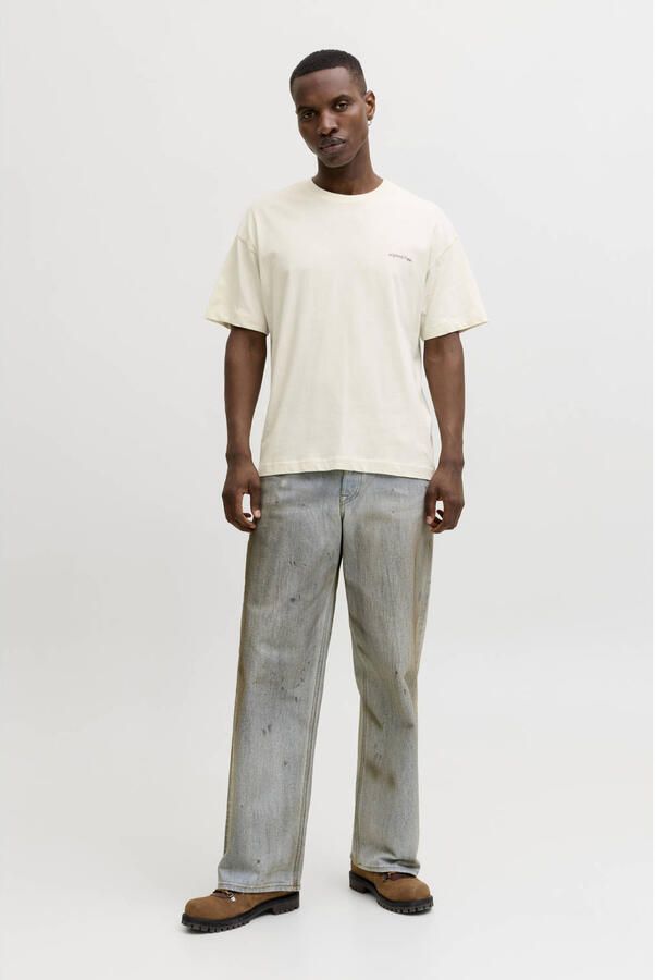 JACK & JONES ORIGINALS relaxed T-shirt met backprint multi (set van 3) - Foto 3