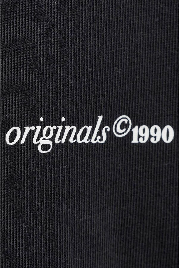 JACK & JONES ORIGINALS relaxed T-shirt met backprint zwart - Foto 3