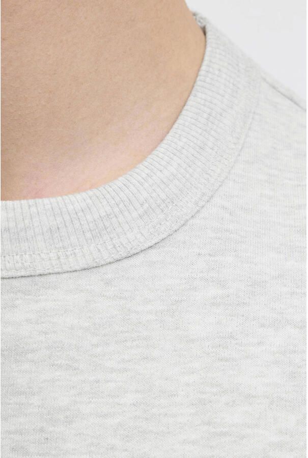 Jack & jones Sweatshirt met ronde hals en labelstitching