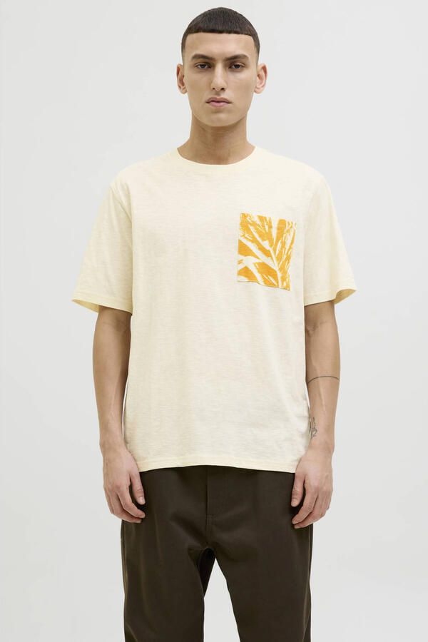 JACK & JONES ORIGINALS T-shirt ecru