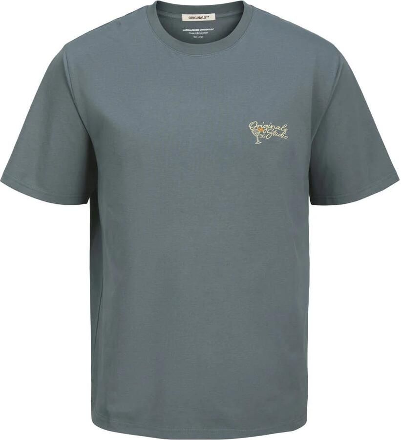 JACK & JONES ORIGINALS T-shirt grijsblauw
