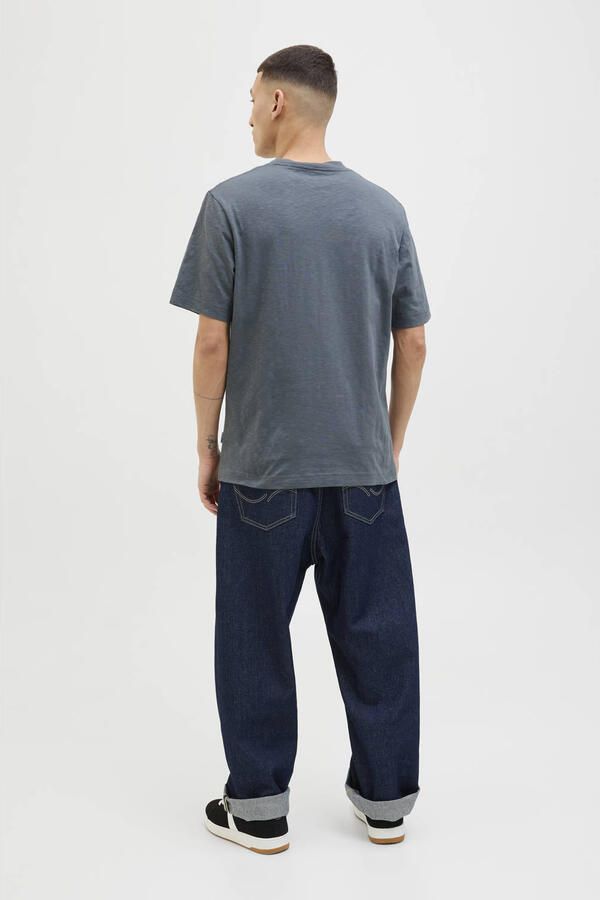 Jack & jones T-shirt met labelprint model 'SPLIT' - Foto 2