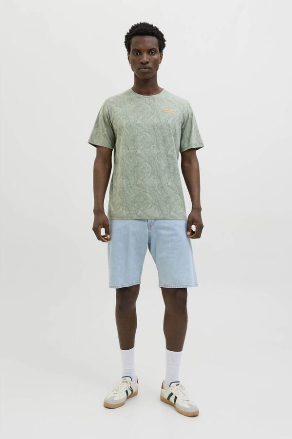 JACK & JONES ORIGINALS regular T-shirt lichtgroen - Foto 4