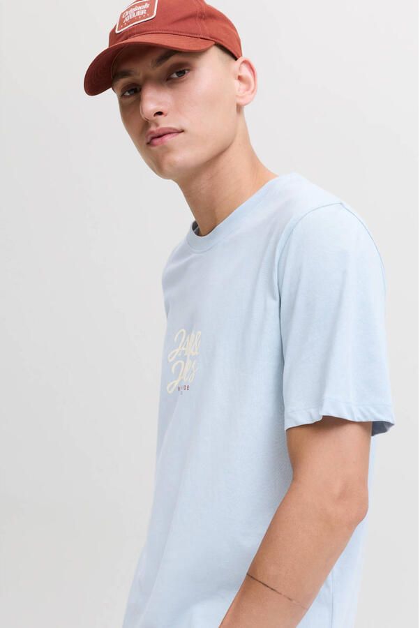 Jack & jones T-shirt met labelprint model 'TAVIRA' - Foto 2