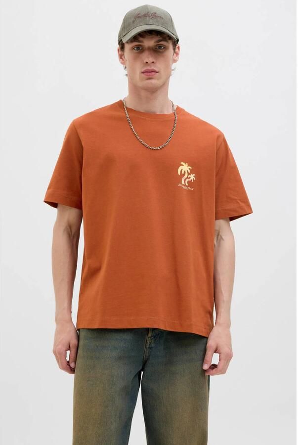 Jack & jones Originals Canggu Summer Picture Crew Shirt Heren - Foto 2