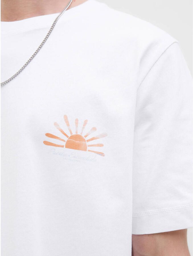 Jack & jones Originals Canggu Summer Picture Crew Shirt Heren