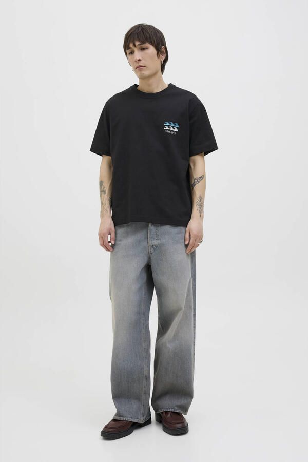 Jack & jones Originals Canggu Summer Picture Crew Shirt Heren - Foto 2