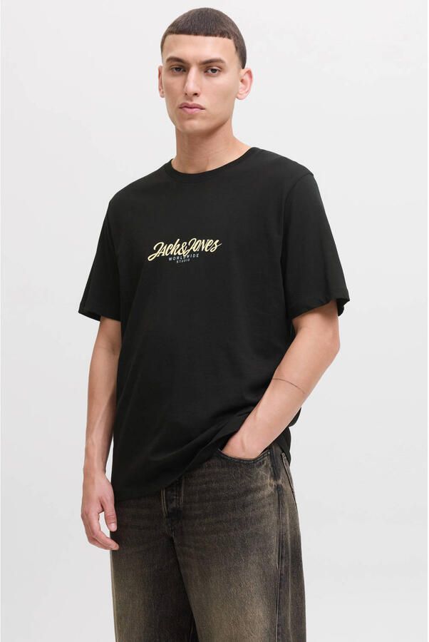 Jack & jones T-shirt met labelprint model 'TAVIRA' - Foto 3