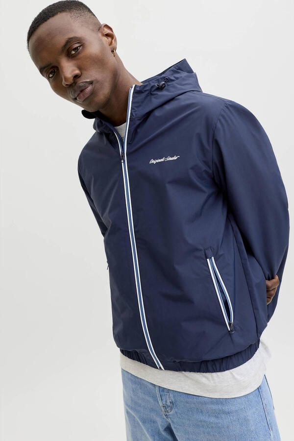 JACK & JONES ORIGINALS zomerjas donkerblauw - Foto 2