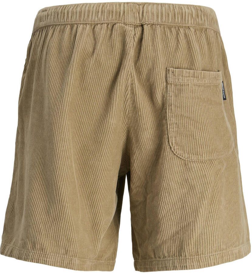Jack & jones Korte regular fit rok van corduroy met elastische band model 'BILL'
