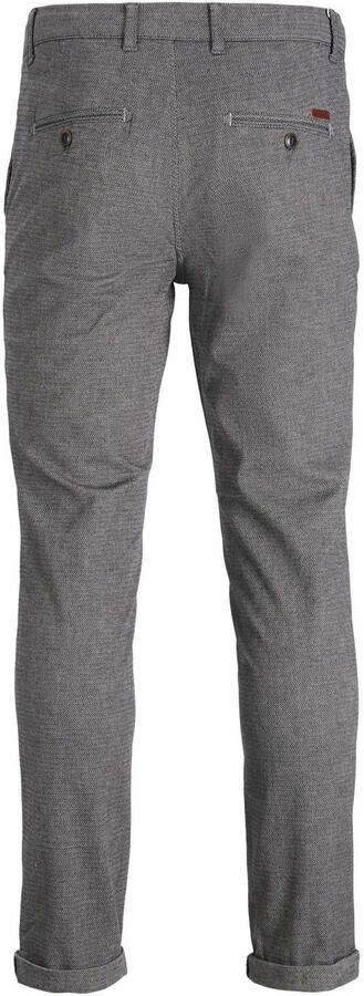 JACK & JONES PANTS STUDIO gemêleerde slim fit broek JPSTMARCO drizzle - Foto 2