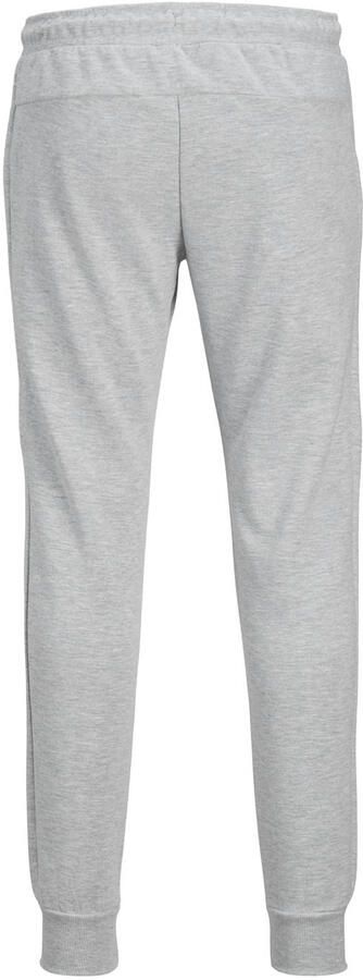 JACK & JONES PANTS STUDIO gemêleerde slim fit joggingbroek JPSTWILL light grey melange