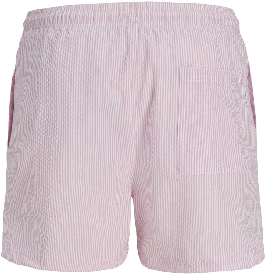 Jack & jones Zwembroek van seersucker met elastische band model 'MAUI OCEAN' - Foto 2