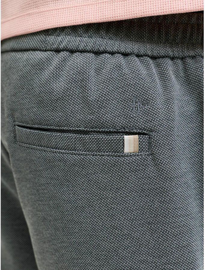 JACK & JONES PANTS STUDIO JPSTACE tapered casual short donkerblauw - Foto 2