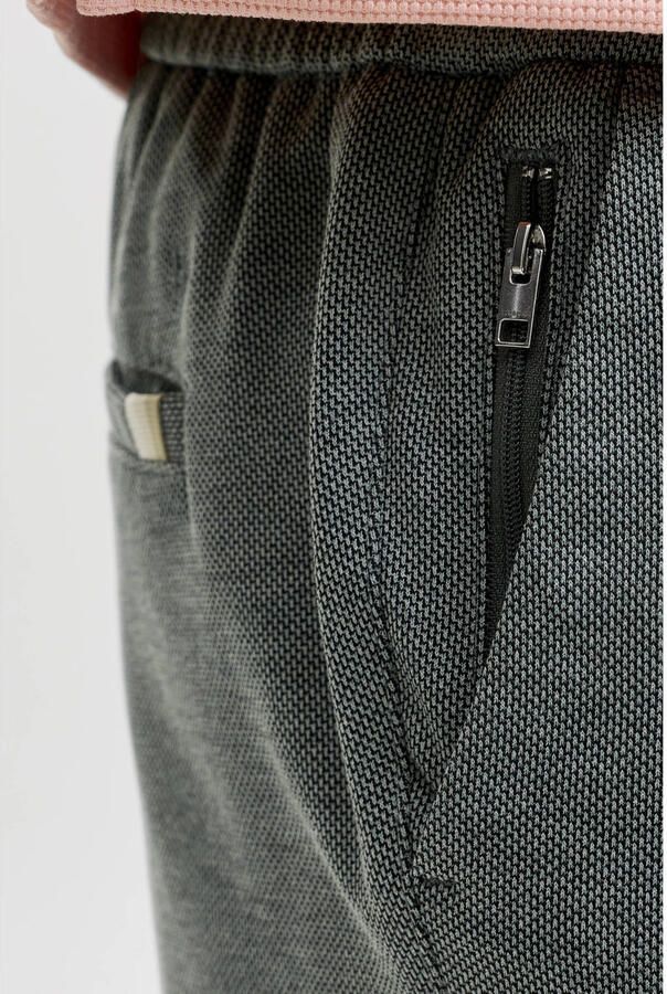 JACK & JONES PANTS STUDIO JPSTACE tapered casual short donkerblauw - Foto 3