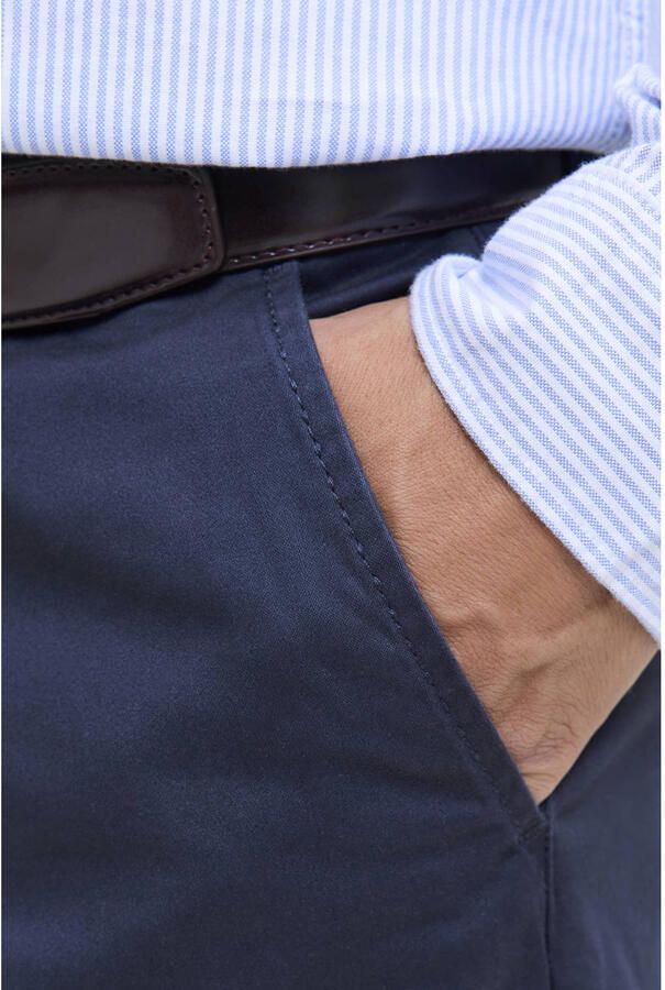 JACK & JONES PANTS STUDIO regular fit chino short JPSTBOWIE navy blazer - Foto 5