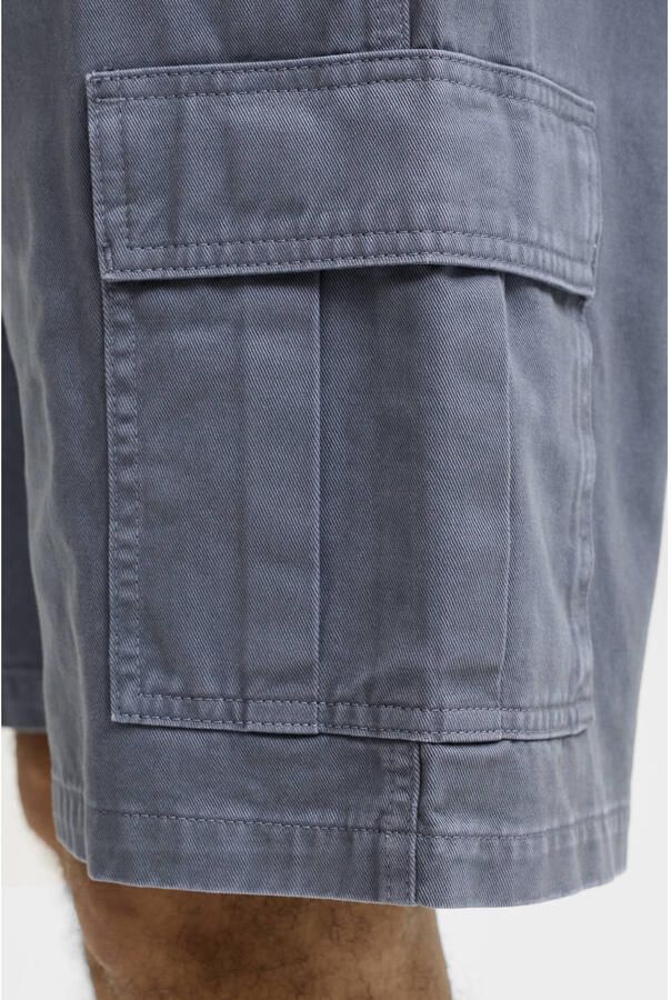 JACK & JONES PANTS STUDIO JPSTCOLE relaxed cargo short grijsblauw - Foto 3