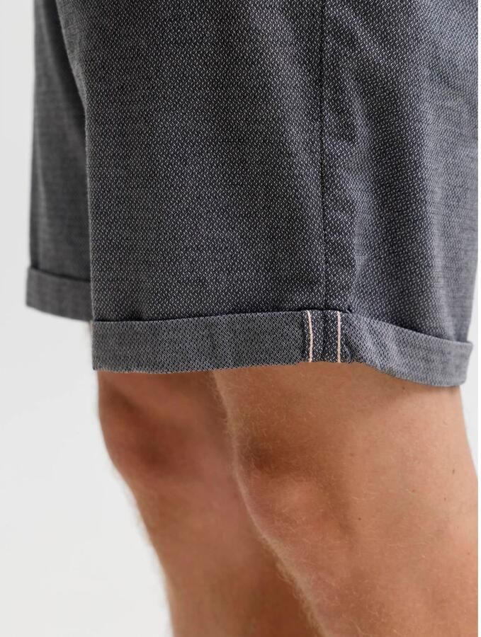 JACK & JONES PANTS STUDIO gemêleerde regular fit short JPSTFURY drizzle - Foto 3