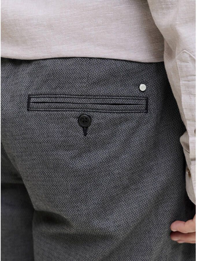 JACK & JONES PANTS STUDIO gemêleerde regular fit short JPSTFURY drizzle - Foto 2