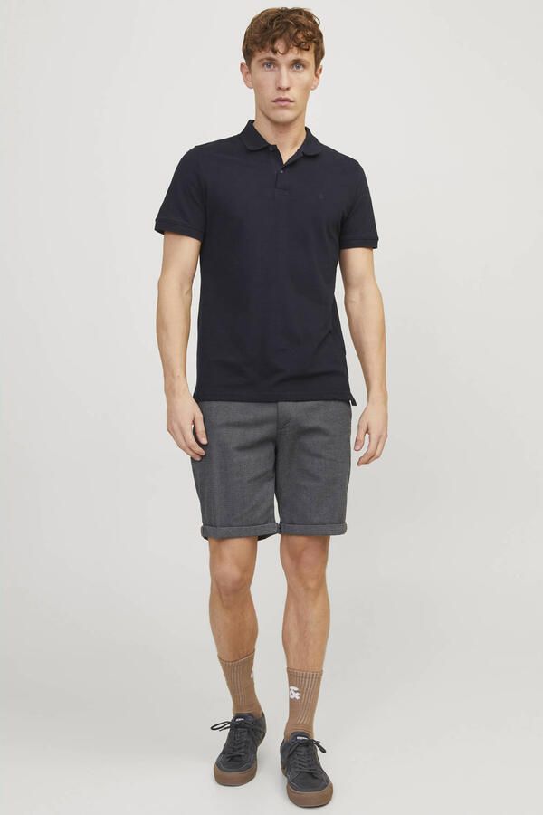 JACK & JONES PANTS STUDIO gemêleerde regular fit short JPSTFURY faded denim - Foto 4