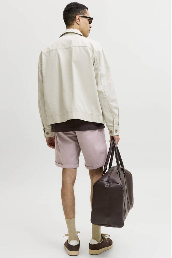 JACK & JONES PANTS STUDIO JPSTFURY regular chino short roze - Foto 3