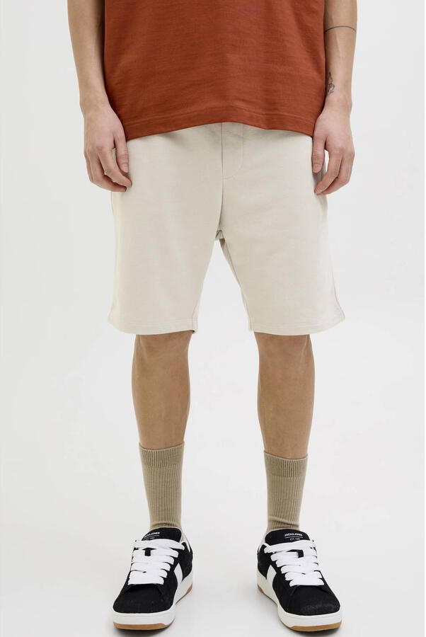 JACK & JONES PANTS STUDIO JPSTGORDON BRADLEY regular sweatshort beige