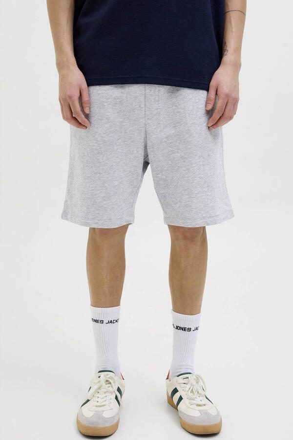 Jack & Jones Sweatshort JPSTGORDON met elastische band effen modieus regular fit geweven stof