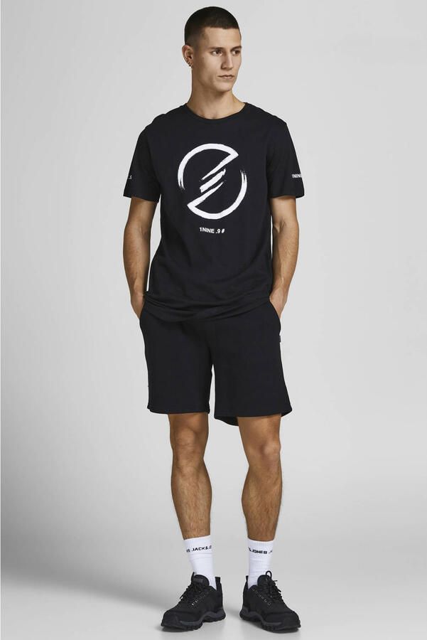 Jack & Jones Sweatshort JPSTGORDON met elastische band effen modieus regular fit geweven stof
