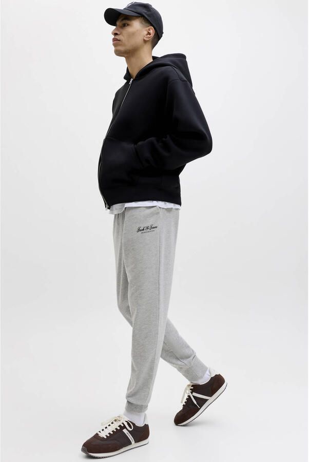 JACK & JONES PANTS STUDIO JPSTGORDON regular joggingbroek grijs - Foto 3