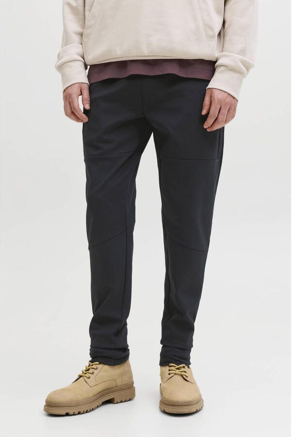 JACK & JONES PANTS STUDIO JPSTGORDON regular joggingbroek zwart
