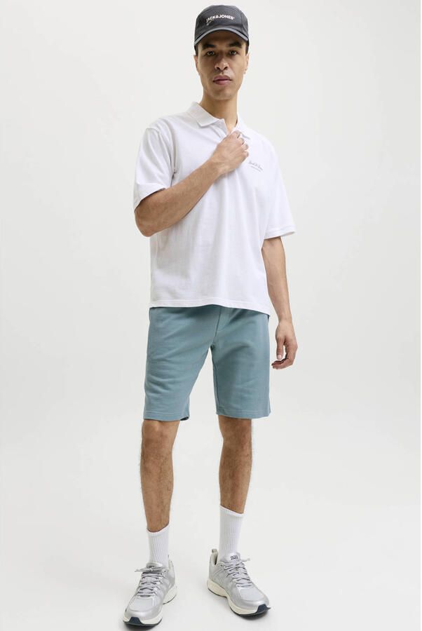 JACK & JONES PANTS STUDIO JPSTGORDON regular sweatshort blauw - Foto 3