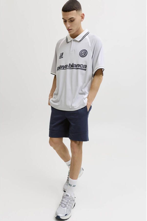 JACK & JONES PANTS STUDIO JPSTGORDON regular sweatshort donkerblauw - Foto 2