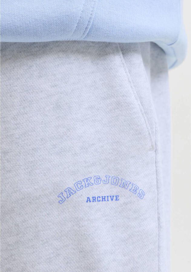 JACK & JONES PANTS STUDIO JPSTGORDON regular sweatshort lichtgrijs - Foto 2