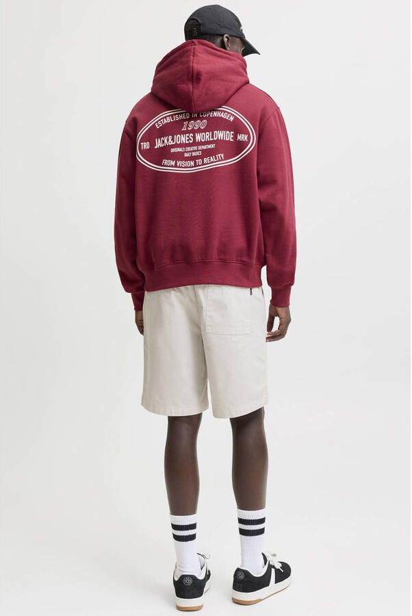 JACK & JONES PANTS STUDIO JPSTJAIDEN relaxed casual short beige - Foto 3