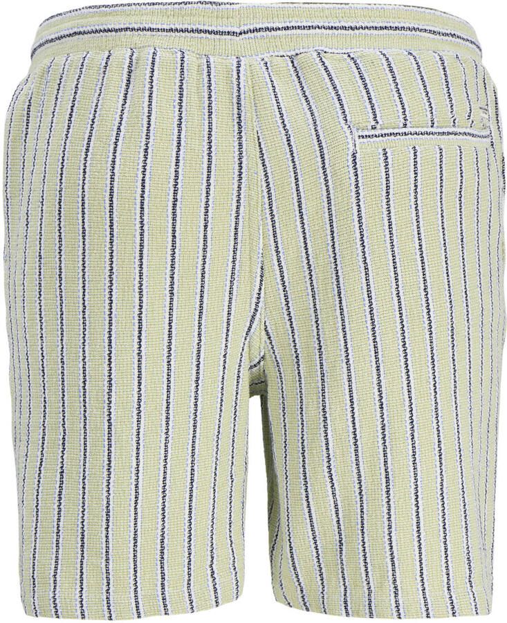 JACK & JONES PANTS STUDIO JPSTJAIDEN relaxed gestreepte casual short gebreid beige - Foto 2
