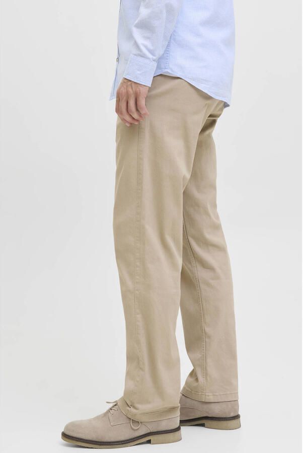 JACK & JONES PANTS STUDIO JPSTKANE DAVE relaxed chino beige (set van 2)