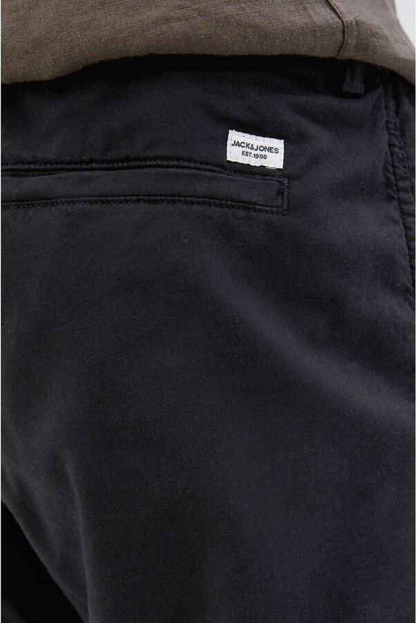 Jack & jones relaxed fit broek van mix van katoen en linnen model 'KANE' - Foto 2