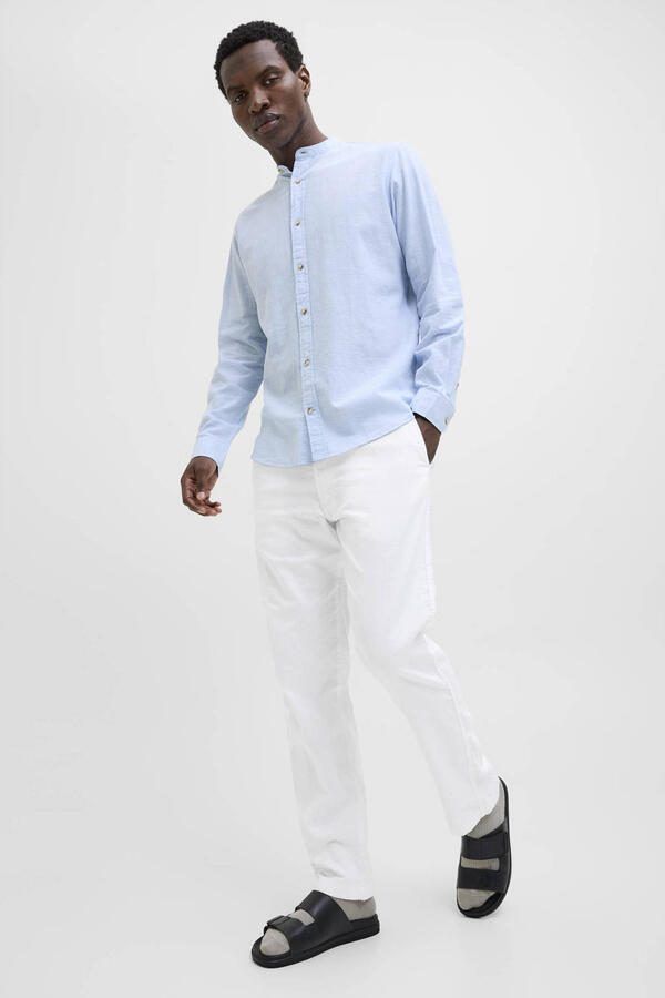 JACK & JONES PANTS STUDIO JPSTKANE relaxed casual broek met linnen