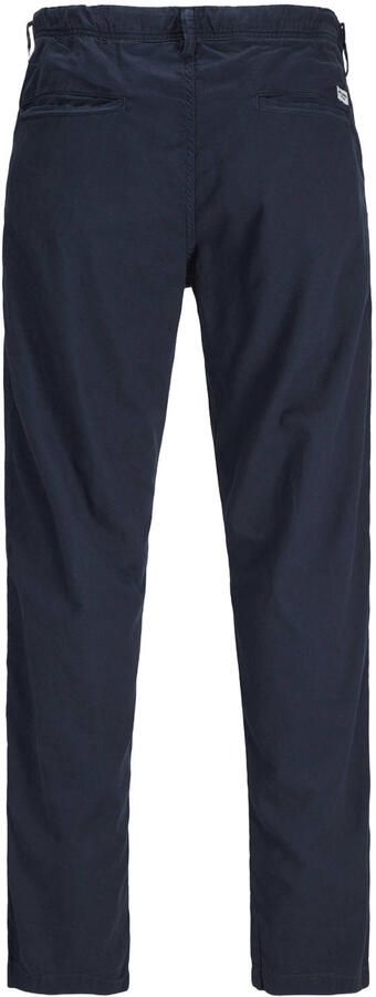 Jack & jones relaxed fit broek van mix van katoen en linnen model 'KANE' - Foto 3