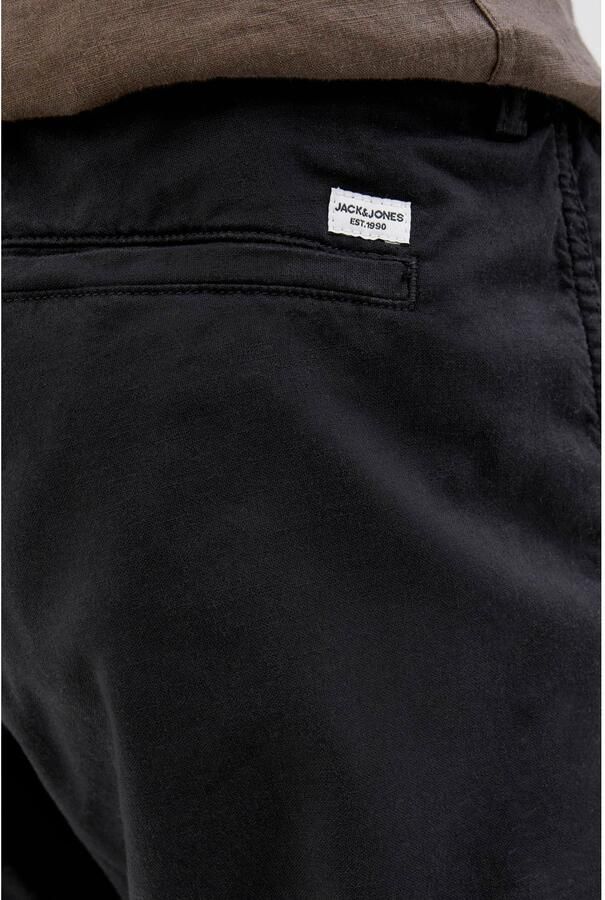 Jack & jones relaxed fit broek van mix van katoen en linnen model 'KANE' - Foto 2